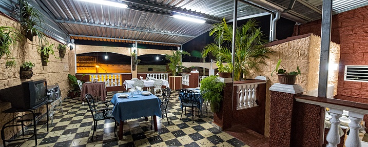 'Terraza' Casas particulares are an alternative to hotels in Cuba.